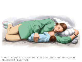 اوضاع الرضاعة الطبيعية بالصور